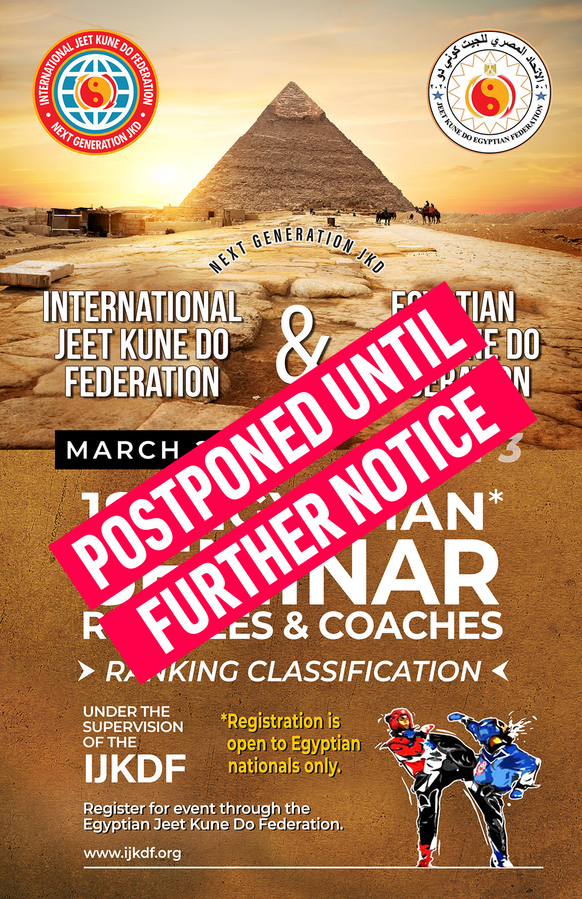 Postponed Egyptian Seminar